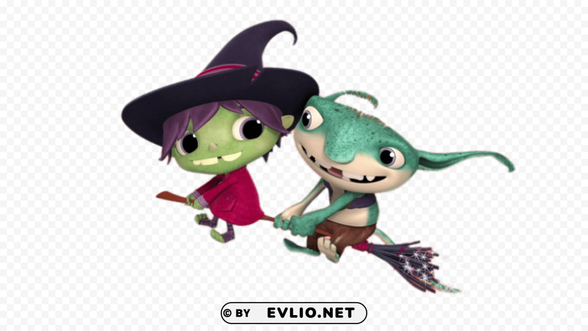 hattie the witch and bobgoblin PNG photo