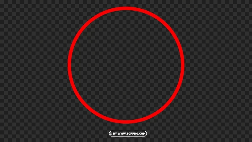 HD Red Outline Circle Background Transparent PNG images collection