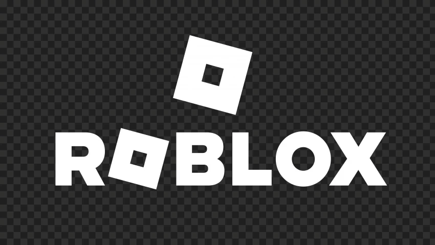 High Quality Roblox Logo with White Symbol Design PNG transparent photos for presentations