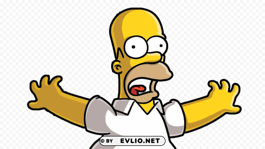 homero Clear Background PNG Isolated Graphic