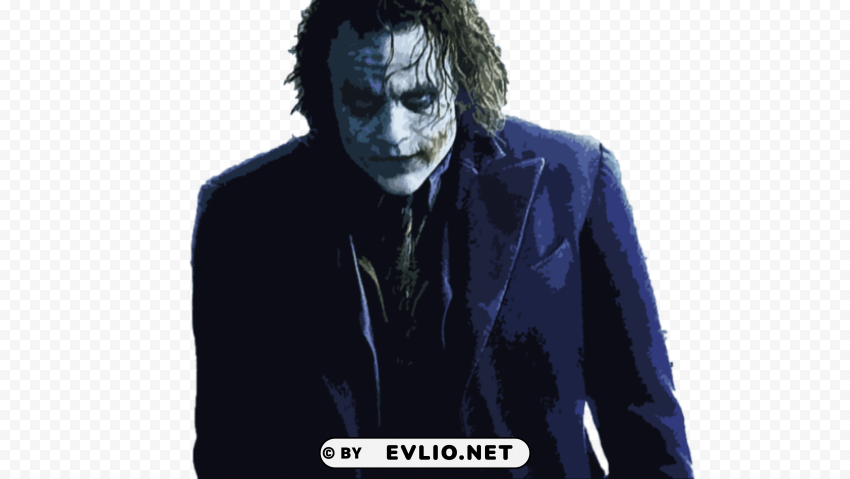 joker batman Clean Background Isolated PNG Graphic