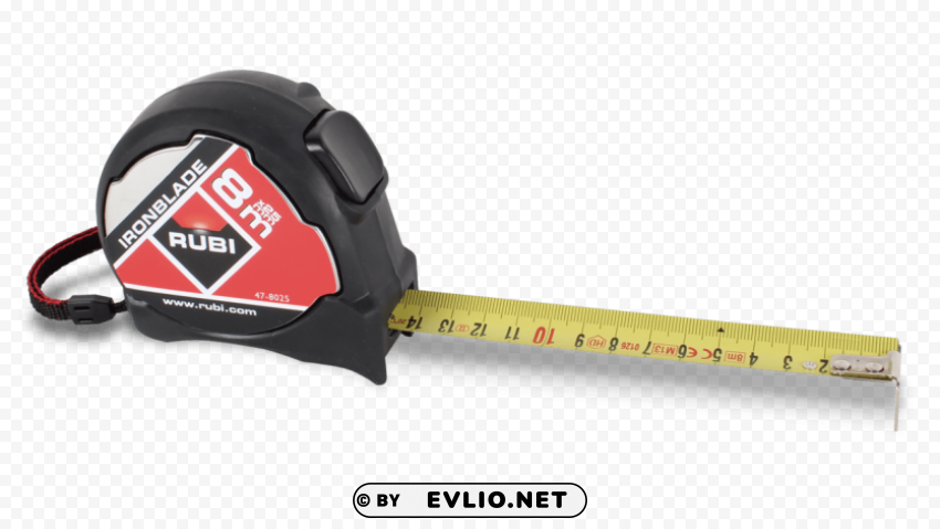 measure tape Isolated Item on Transparent PNG Format
