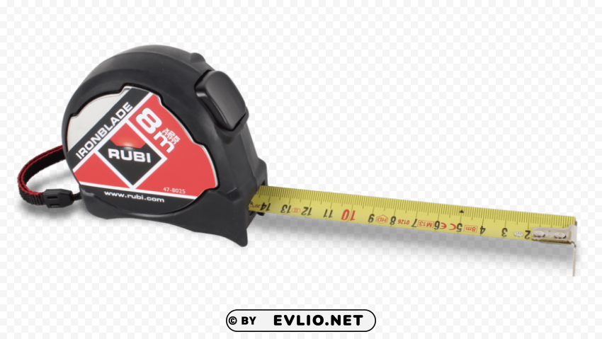 Measure Tape Isolated Item On Transparent PNG Format