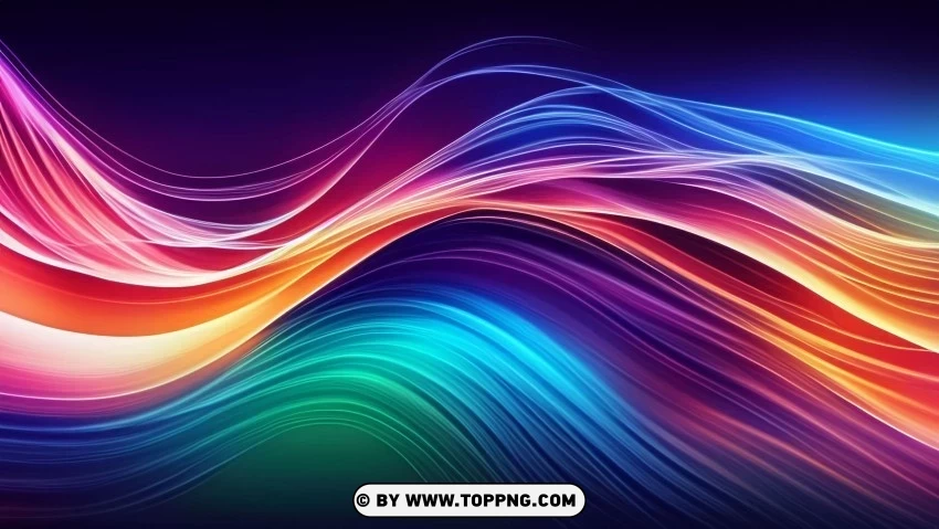 Mesmerizing Dynamic Waves in Motion 4K Wallpaper Transparent Background PNG Isolated Graphic - Image ID 45ba83f7