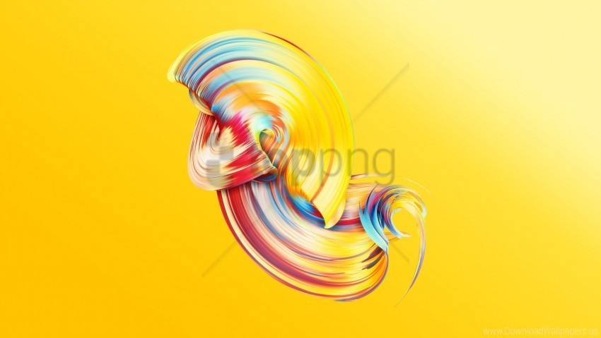 paintwave yellow wallpaper Clear PNG graphics