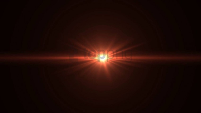 red lens flare Isolated Artwork in Transparent PNG Format