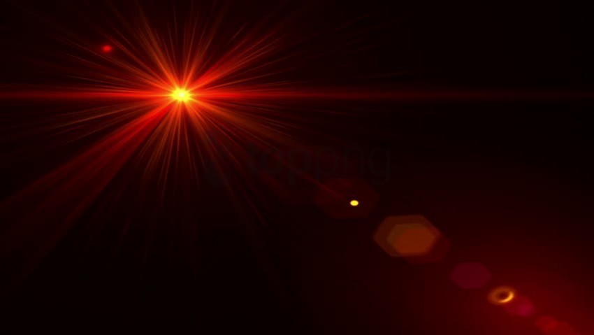 red lens flare hd Isolated Subject on HighQuality Transparent PNG