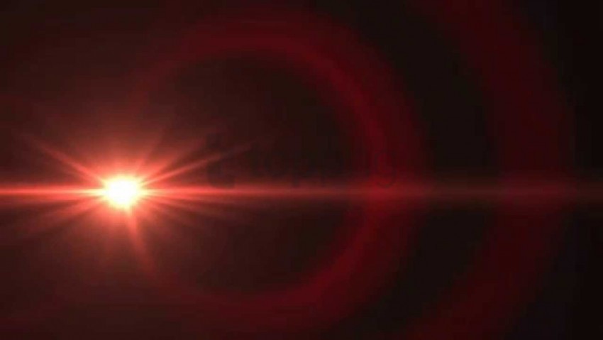red lens flare hd Isolated Subject with Transparent PNG