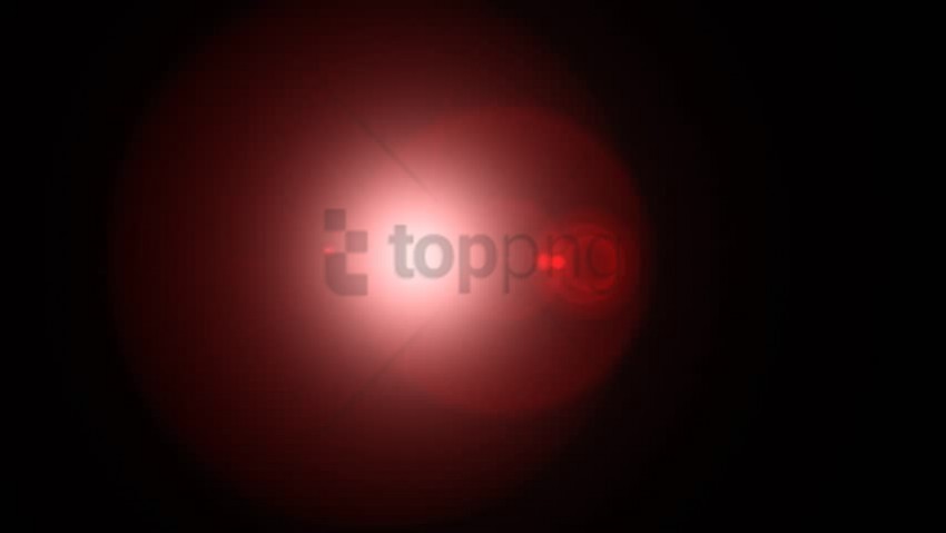 red lens flare hd PNG clear background