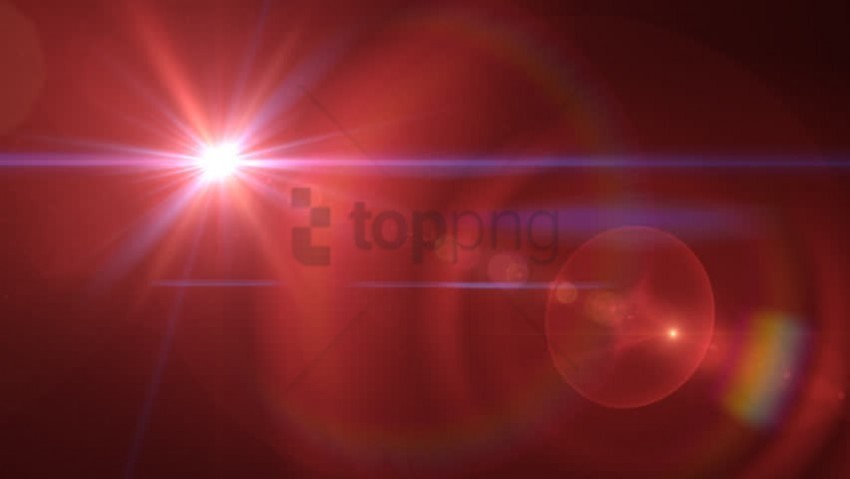 red lens flare hd Isolated Icon with Clear Background PNG