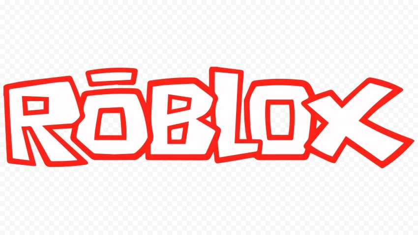 Roblox Logo 2015 2017 in HD with PNG with Clear Isolation on Transparent Background