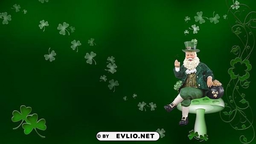 saint patrick wall Clean Background PNG Isolated Art