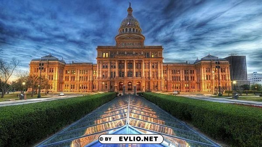 texas state capitol Transparent Background PNG Isolated Element