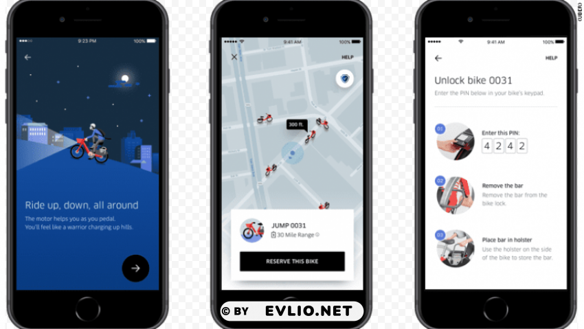 Uber Bike App Transparent PNG Images Complete Library