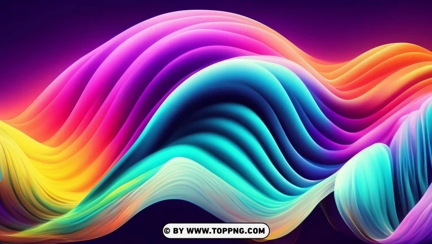 Vibrant and Dynamic Waves of Colors 4K Wallpaper Transparent PNG illustrations - Image ID 8322b736