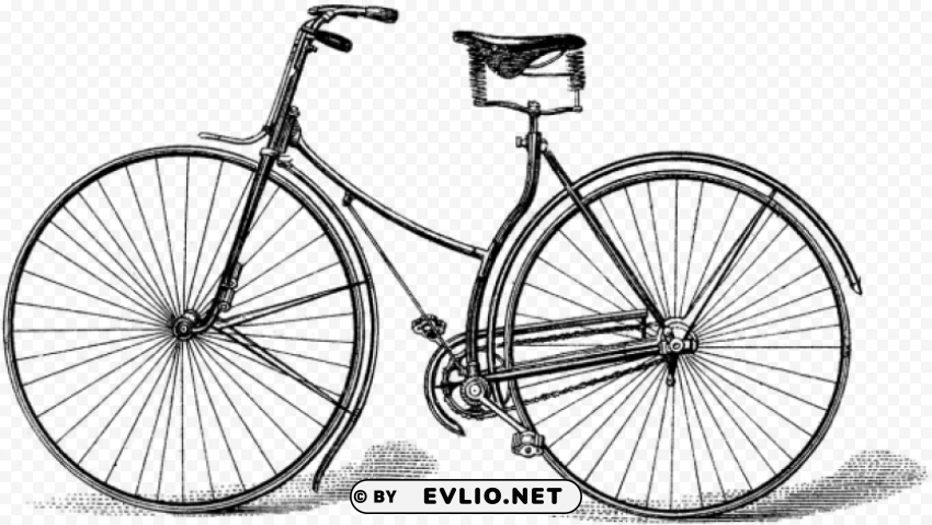 Vintage Bicycle Vector High-quality Transparent PNG Images