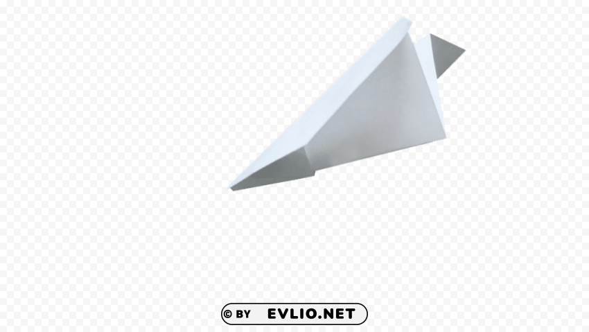 white paper plane PNG Graphic with Isolated Design