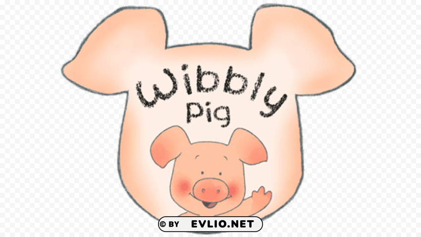 wibbly pig logo PNG graphics for presentations