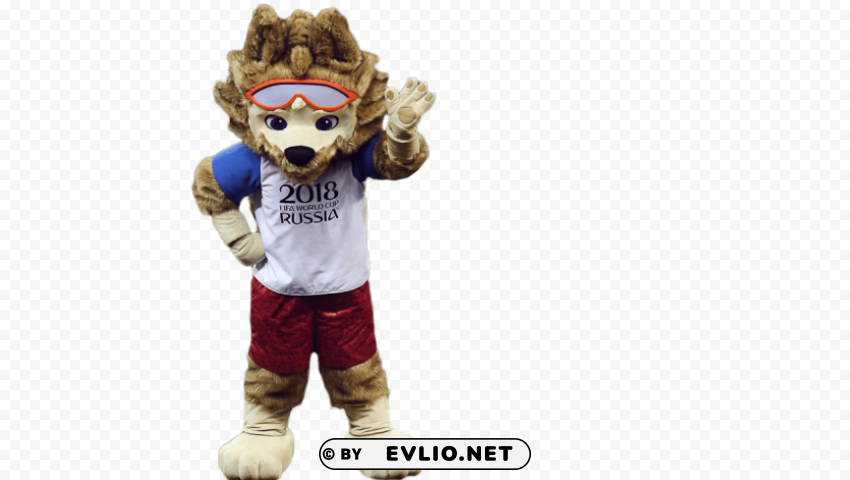 PNG image of fifa mascot 2018 wm PNG transparent designs with a clear background - Image ID 928b0c03