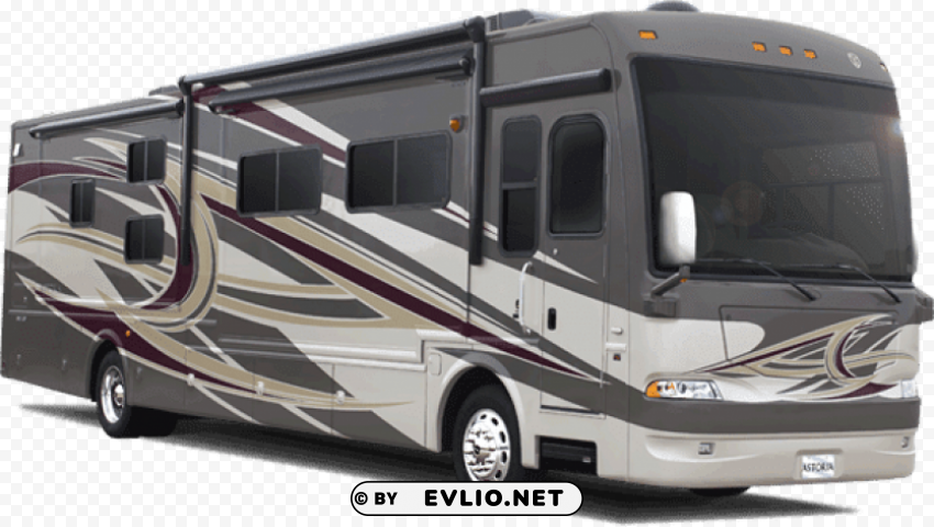 us motorhome PNG artwork with transparency