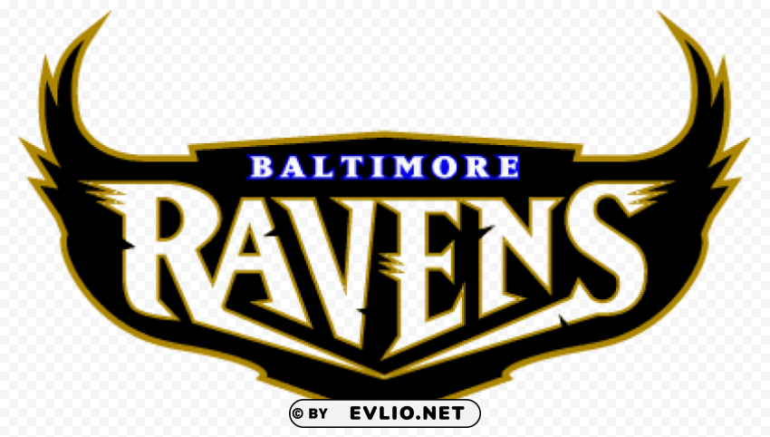 baltimore ravens logo large Isolated Object on Clear Background PNG
