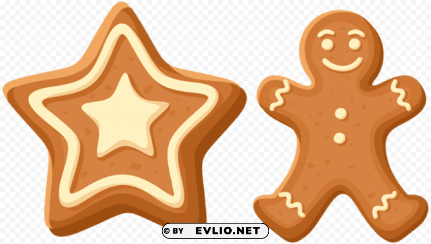 christmas gingerbread cookies PNG transparent images extensive collection