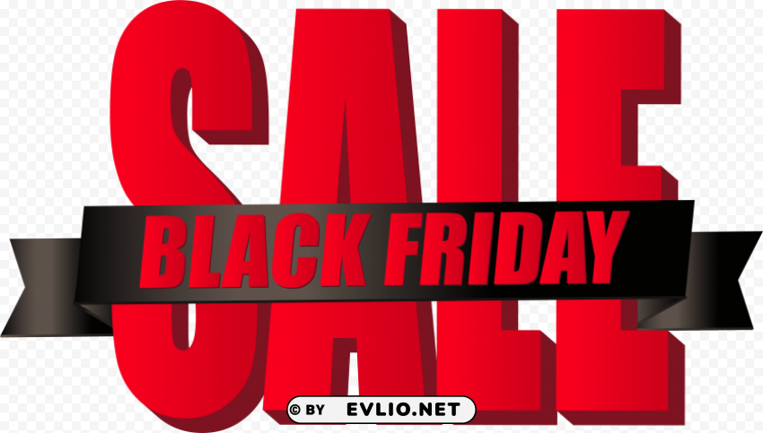 black friday sale Transparent PNG Isolated Graphic Design