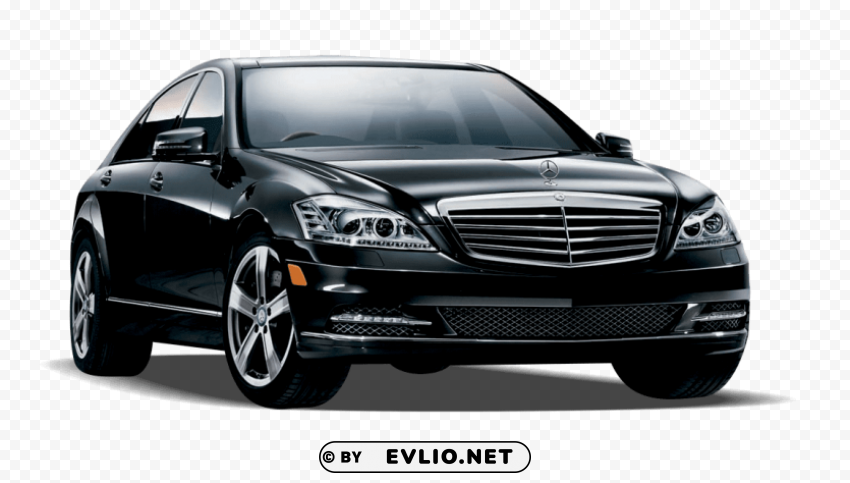 black mercedes s class gianelle santo car Isolated Design Element in Clear Transparent PNG clipart png photo - 9b41b1ec