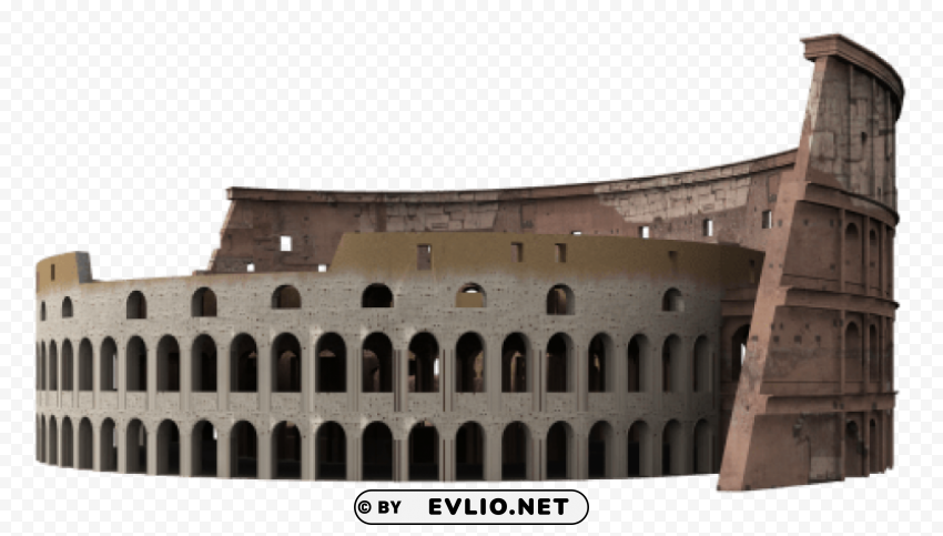 colosseum Isolated Subject with Transparent PNG