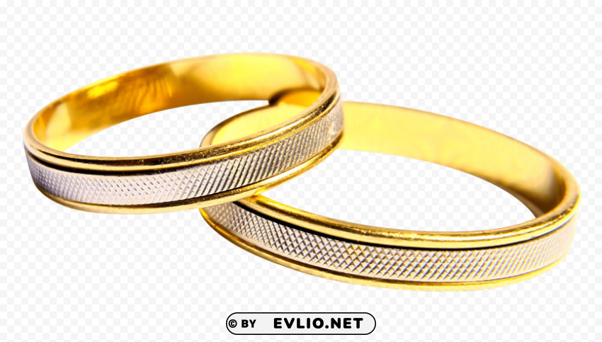 wedding rings Transparent PNG Image Isolation