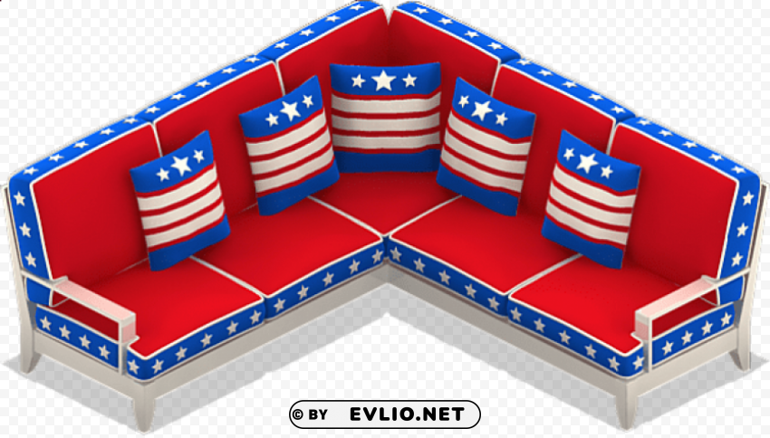 4th-of-july-sectional HighQuality Transparent PNG Isolated Graphic Element