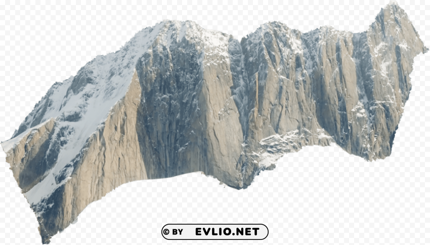 mountain Clean Background Isolated PNG Illustration