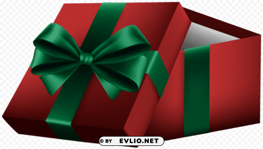 open gift box red PNG images with alpha transparency bulk