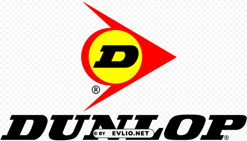 Transparent Background PNG of dunlop logo Transparent PNG Isolated Item with Detail - Image ID a9550c59