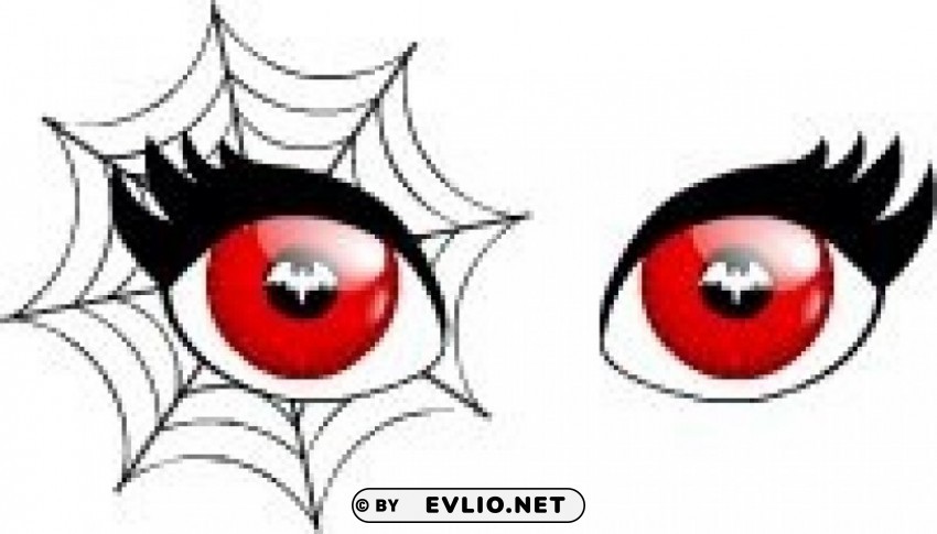spellbound web eyes red PNG files with no background bundle