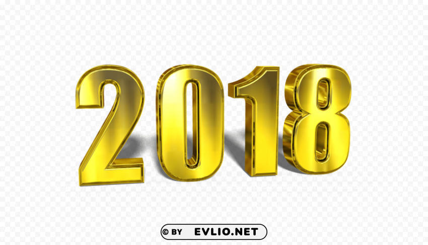 2018 New Year Images PNG Image With Clear Isolated Object