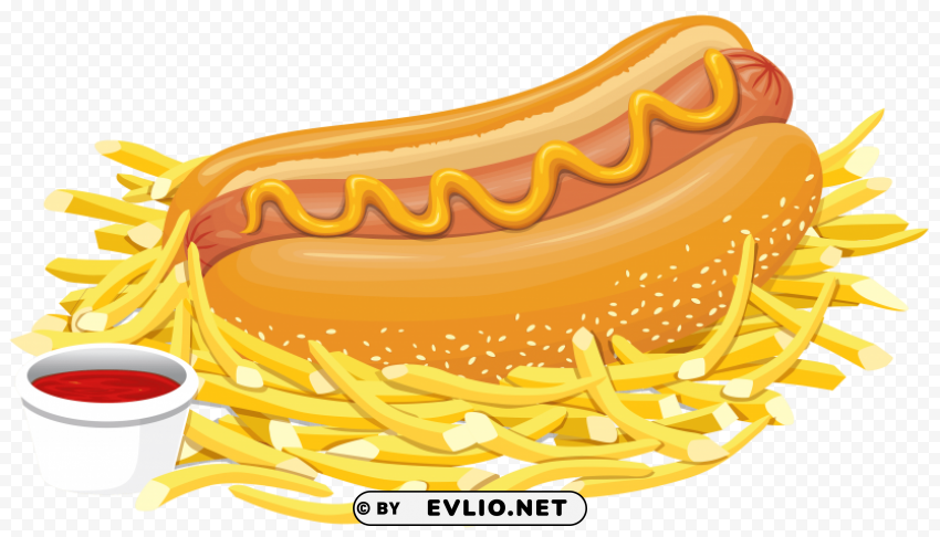 hot dog with ketchup PNG graphics with alpha transparency broad collection