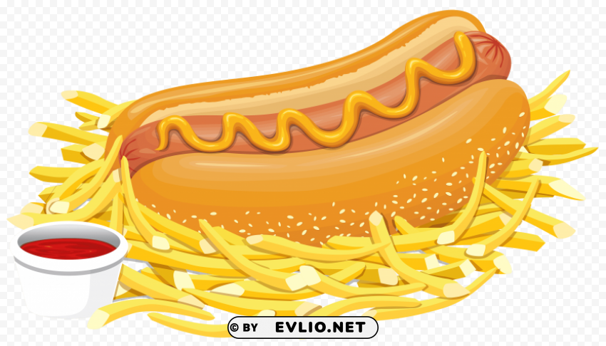 Hot Dog With Ketchup PNG Graphics With Alpha Transparency Broad Collection