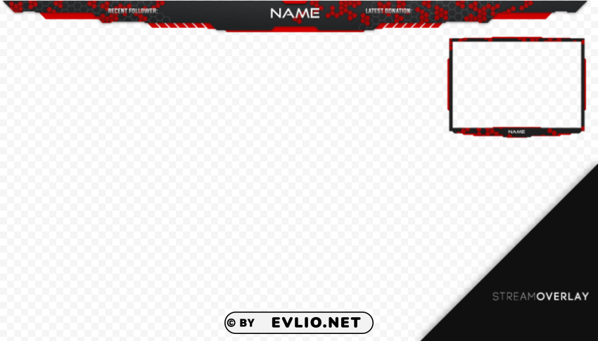 stream overlay red Transparent PNG vectors