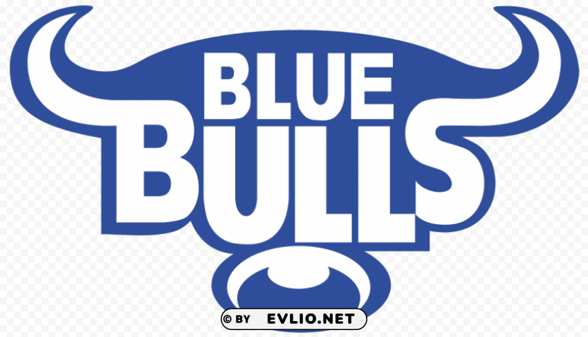blue bulls rugby logo Transparent Background PNG Isolated Design
