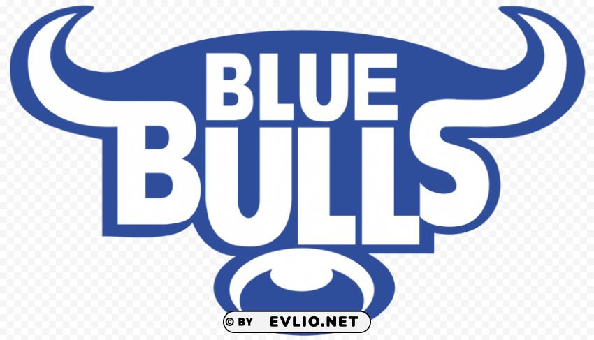 Blue Bulls Rugby Logo Transparent Background PNG Isolated Design