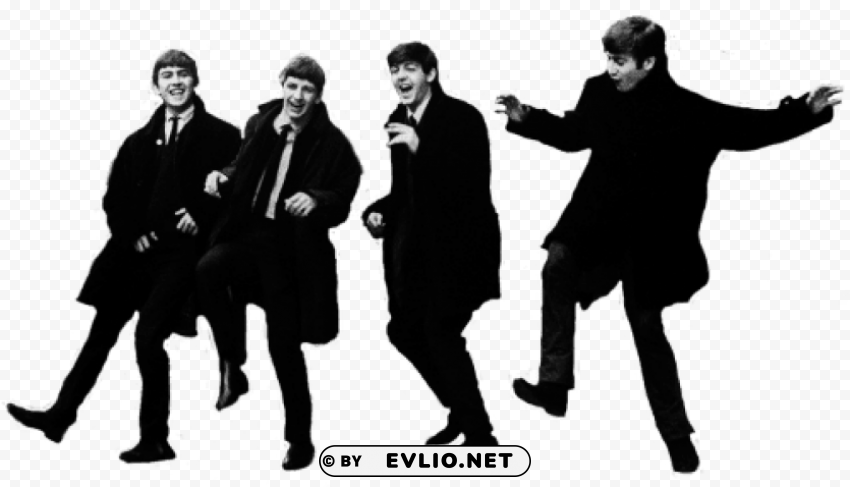 dancing beatles Transparent Background PNG Isolated Pattern