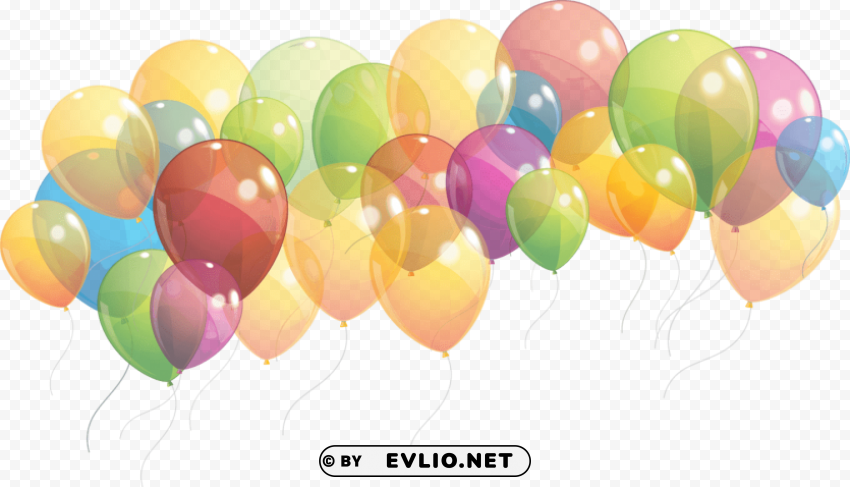 Group of Balloons Captured - Image ID 1439ba76 Transparent PNG graphics library