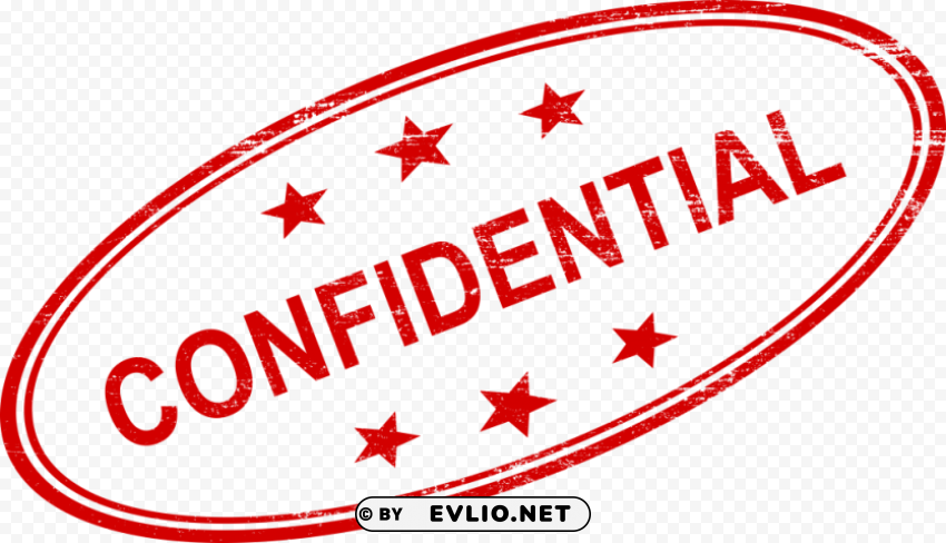 Confidential Stamp PNG Image With Transparent Background Isolation