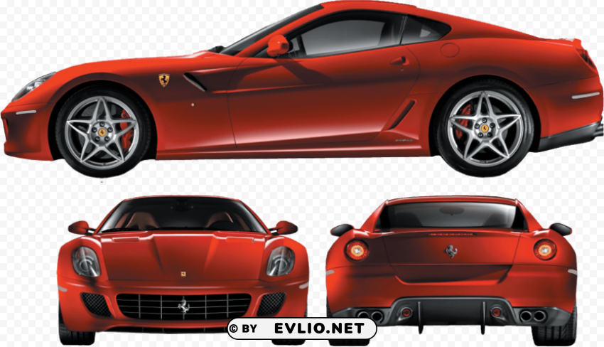 ferrari PNG Image with Isolated Element