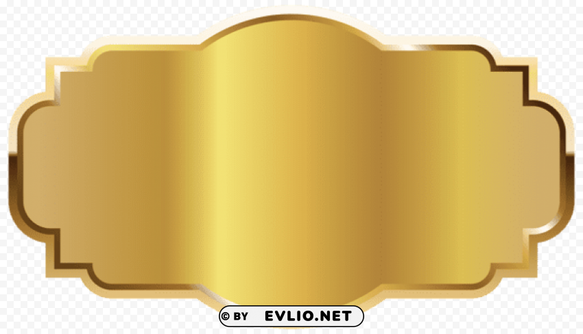 Gold Label Template PNG With No Bg