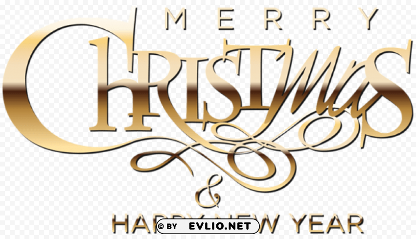 merry christmas and happy new year PNG files with clear background