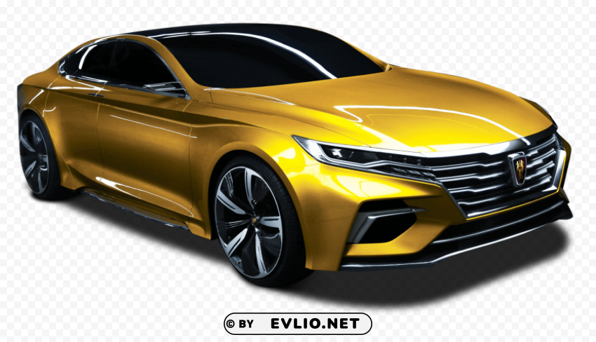 roewe vision r yellow gold Free download PNG images with alpha transparency