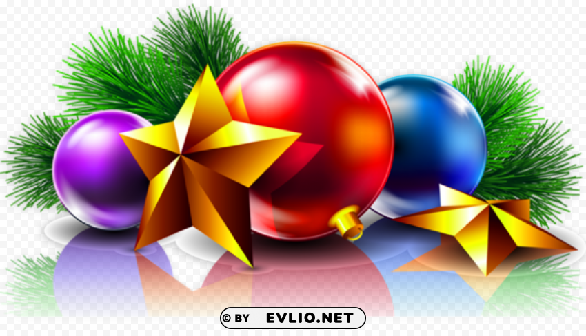  christmas balls and starspicture PNG transparent graphics bundle PNG Images df05d518