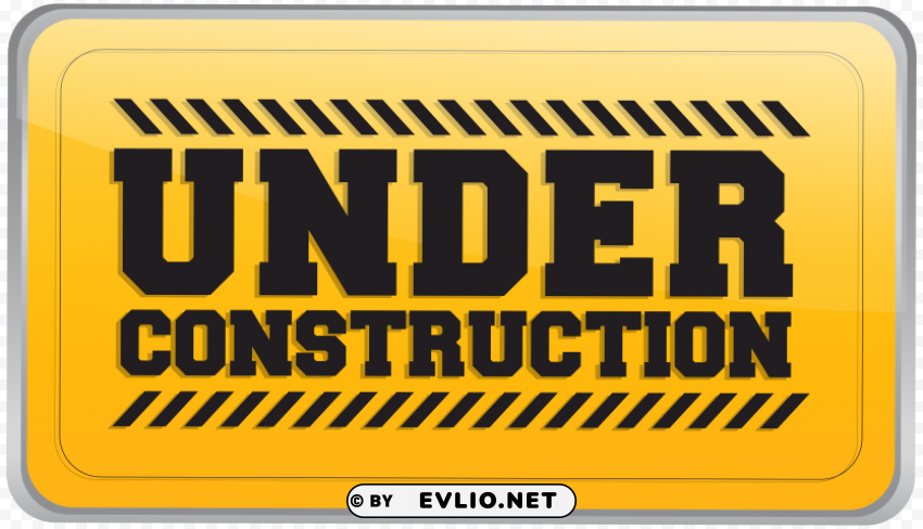 under construction HighResolution Isolated PNG with Transparency